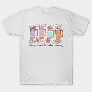 Hoppy Easter Mug Parade – Retro Easter Tumbler Bunny Kisses Easter Wishes T-Shirt